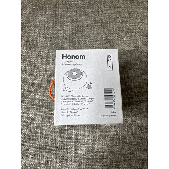 Honom Gold Bike Bell With Trigger & Mounting Clamp - Picture 4 of 5